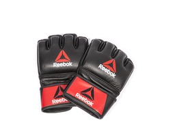 RSCB-10310RDBK Профессиональные кожаные перчатки Reebok Combat для MMA